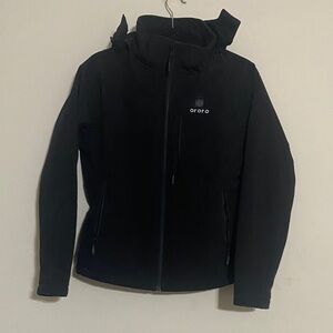 Ororo MEN'S CLASSIC JACKET mens  S full zip outdoor cozy heated casual office